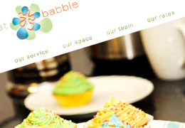 Babble website design