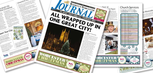 Worcester BID Berrows Journal Wrap