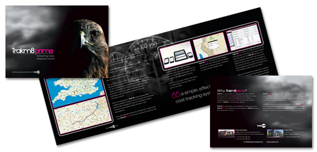 modus creative Trakm8 brochure design