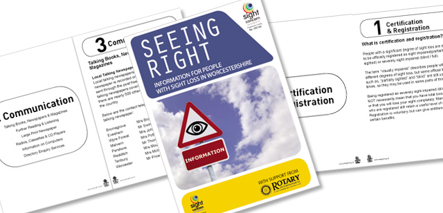 Sight Concern Worcestershire Seeing Right Directory
