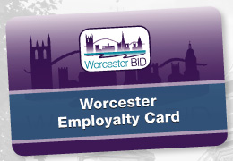 Worcester BID Employalty Card and Brochure