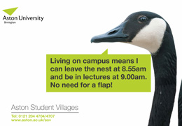 Outdoor Campaign for Aston University
