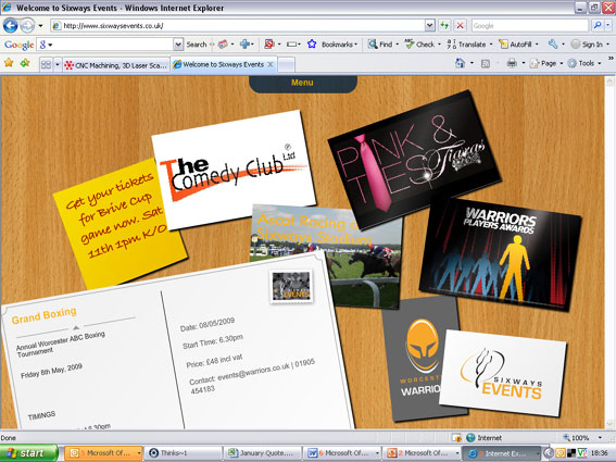 good postcard based website
