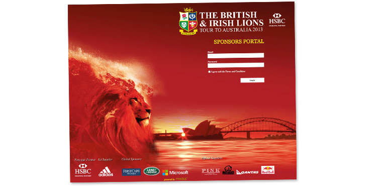 British and Irish Lions sponsors portal